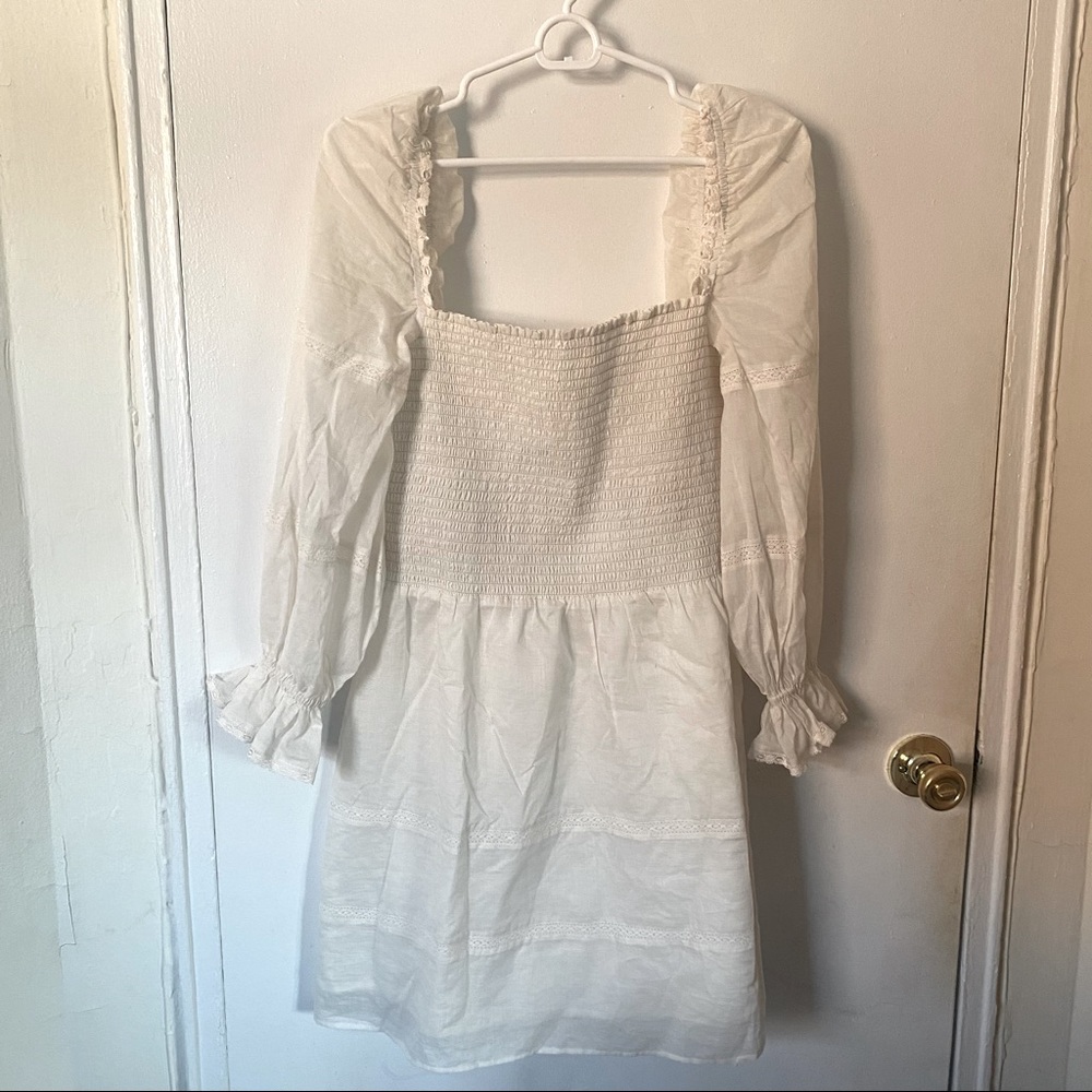 Reformation Dunes Dress in Cream, Size 10